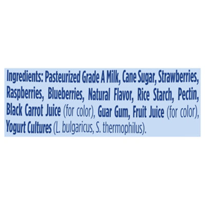 Oui By Yoplait Triple Berry Fruit On The Bottom Yogurt 5 Oz - 5 OZ - Image 4