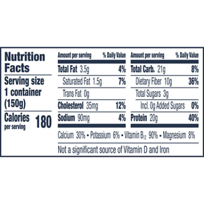 Ratio Fiber And Protein Vanilla Dairy Snack - 5.3 OZ - Image 3