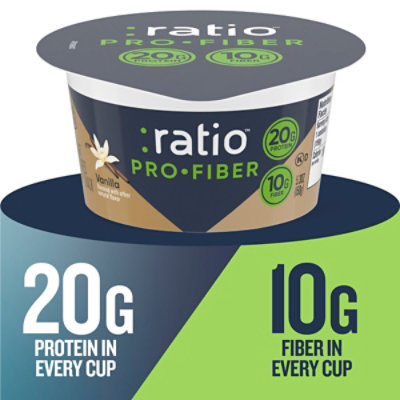 Ratio Fiber And Protein Vanilla Dairy Snack - 5.3 OZ - Image 2