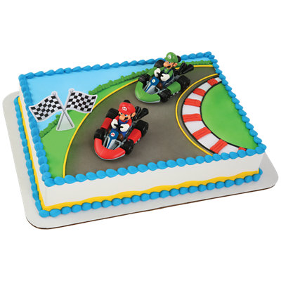 Super Mario™ Mario Kart™ Toy Photo Cake - Image 1
