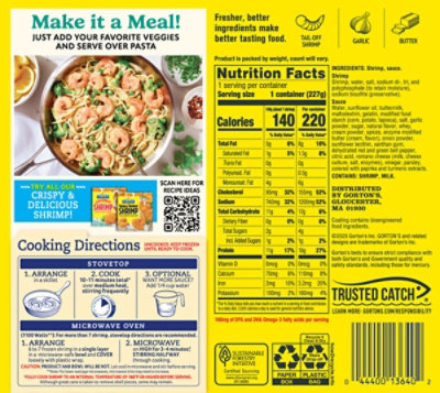 Gortons Shrimp Scampi Garlic Butter - 8 OZ - Image 5