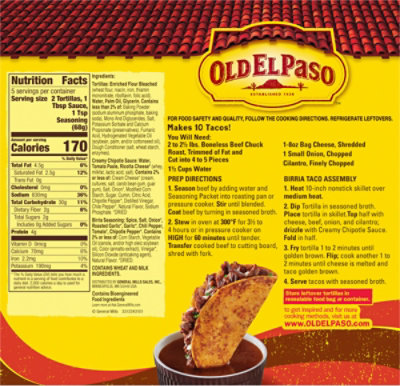 Old El Paso Birria Kit 10 Count - 12.1OZ - Image 5