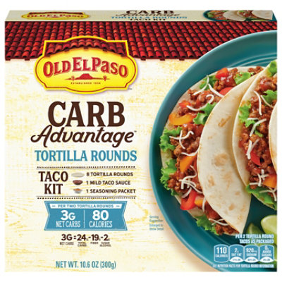 Old El Paso Carb Advantage Soft Tortilla Kit - 10.6 OZ - Image 1