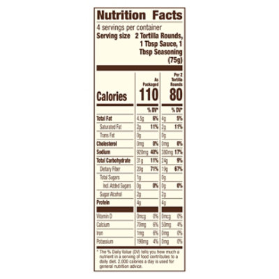 Old El Paso Carb Advantage Soft Tortilla Kit - 10.6 OZ - Image 3