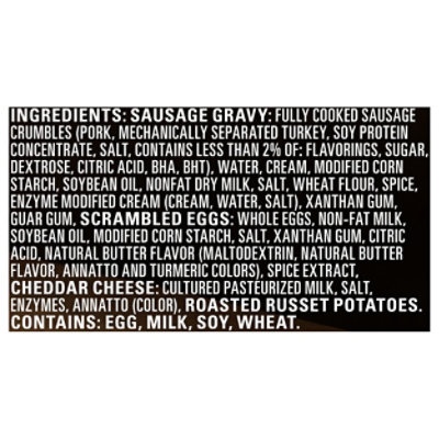 Banquet Mega Breakfast Bowl Sausage & Gravy, Frozen Meal, 30g Protein, 10.5 Oz. Bowl - 10.5 OZ - Image 4