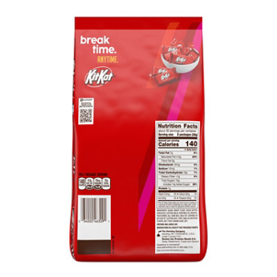 Kit Kat Crisp Wafers In Milk Chocolate Snack Size Bar Stand Up Bag - 29.8 OZ - Image 2