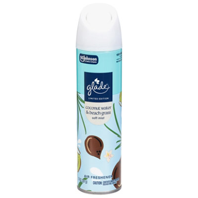 Glade Aerosol Soft Mist Air Freshener Coconut Water & Beach Grass - 7.3 OZ - Image 2