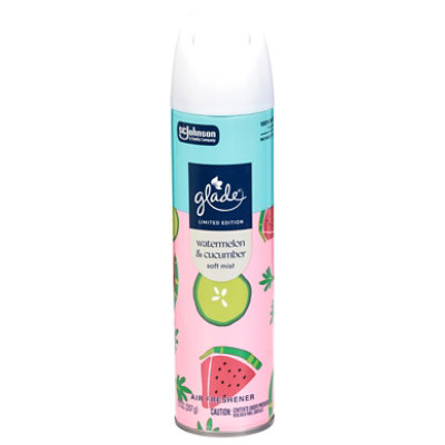 Glade Aerosol Soft Mist Air Freshener Watermelon & Cucumber - 7.3 OZ - Image 2