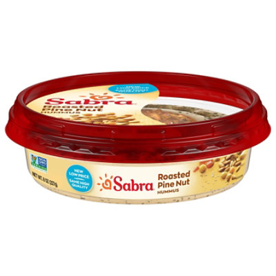 Sabra Hummus Roasted Pine Nuts - 8 OZ - Image 2