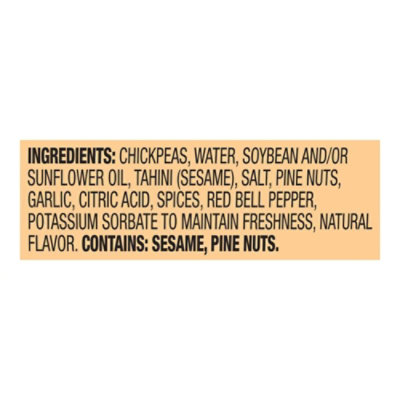 Sabra Hummus Roasted Pine Nuts - 8 OZ - Image 4