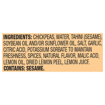 Sabra Lemon Twist Hummus - 8 OZ - Image 4