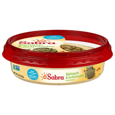 Sabra Spinach And Artichoke Hummus - 8 OZ - Image 2