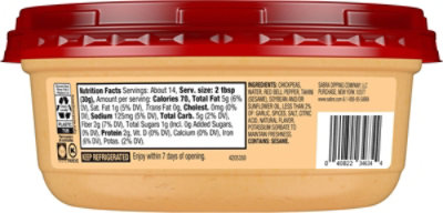 Sabra Roasted Red Pepper Hummus - 15 OZ - Image 5