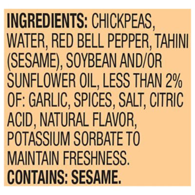 Sabra Roasted Red Pepper Hummus - 15 OZ - Image 4