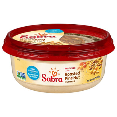 Sabra Roasted Pine Nuts Hummus - 15 OZ - Image 1