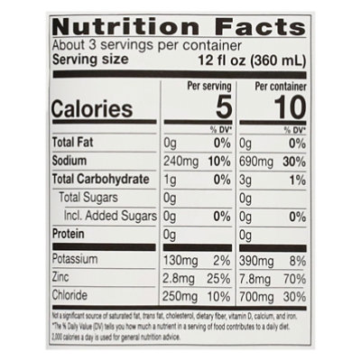 Pedialyte Adult Zero Strawberry 1l Bottle - 1 LITER - Image 3