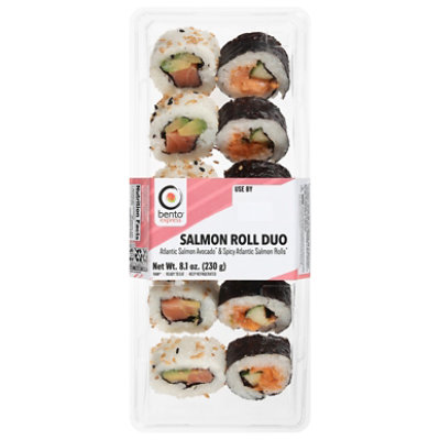 Bento Sushi Salmon Roll Duo Box - 8.1 OZ - Image 2