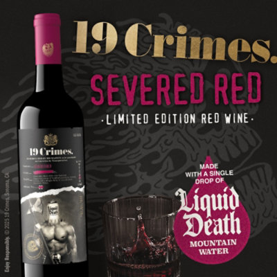 19 Crimes Severed Red Wine - 750 ML - Image 2