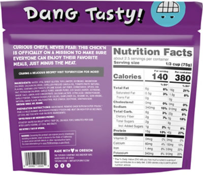 Tofurky Butter Chickn 7oz - 7 OZ - Image 5