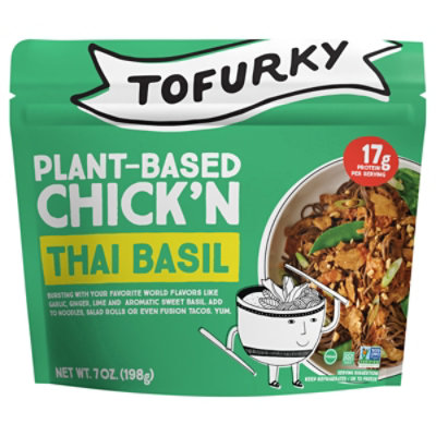 Tofurky Chickn Thai Basil 7oz - 7 OZ - Image 1