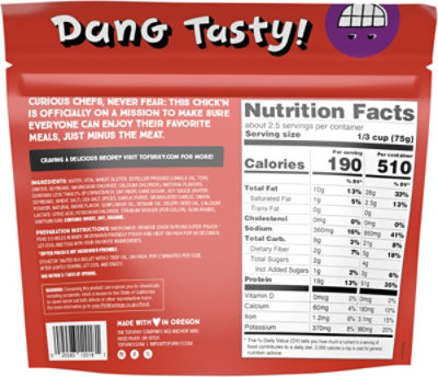 Tofurky Chickn Lightly Seasoned - 7 OZ - Image 5