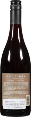 Willajory Willamette Valley Pinot Noir Bottle 750 Ml Wine - 750 ML - Image 3