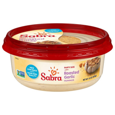 Sabra Roasted Garlic Hummus - 15 OZ - Image 2