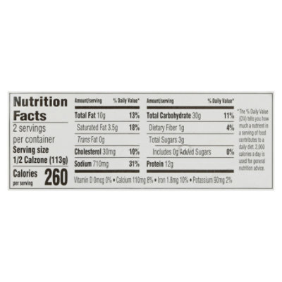 Signature Select Calzone Chicken Bacon Ranch 8 Oz - 8 OZ - Image 3