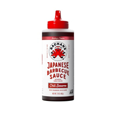 Bachans Bbq Sauce Chili Sesame Japan - 17 OZ - Image 1