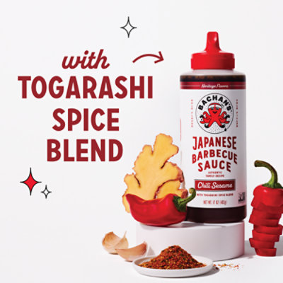 Bachans Bbq Sauce Chili Sesame Japan - 17 OZ - Image 5