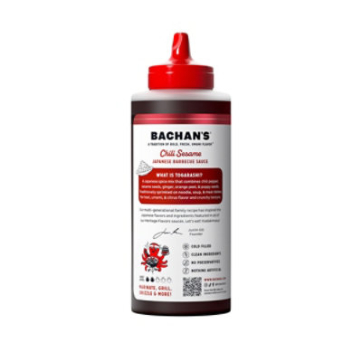 Bachans Bbq Sauce Chili Sesame Japan - 17 OZ - Image 3