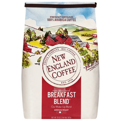 20oz New England Coffee Breakfast Blend Ground - 20 OZ - Image 2