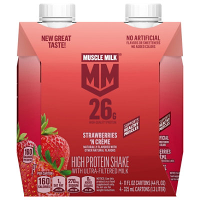 Mm Genuine Protein Shake Strawberry - 44 OZ - Image 1