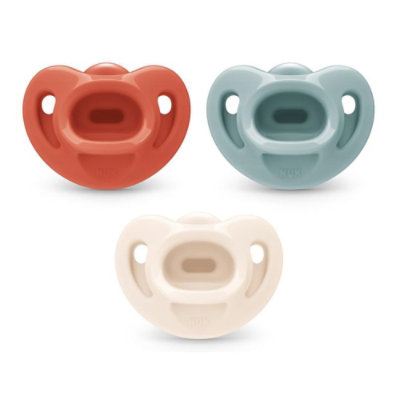 Nuk Comfy Orthodontic Pacifiers 0-6 Months 3pk - 3 CT - Image 1