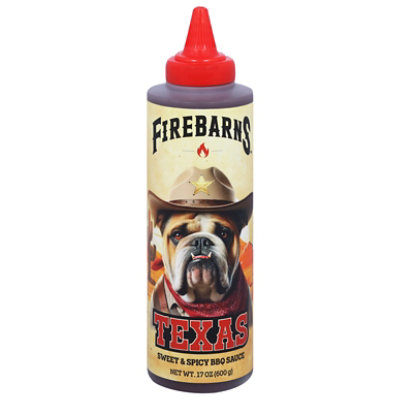 Firebarns Texas Sweet & Spicy BBQ Sauce - 17 Oz - Image 1