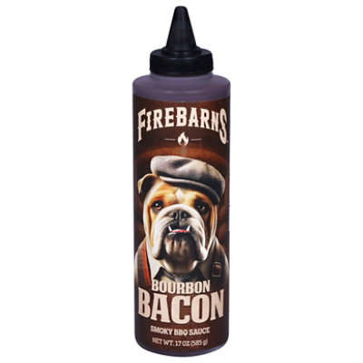 Firebarns Bourbon Bacon BBQ Sauce - 17 Oz - Image 1