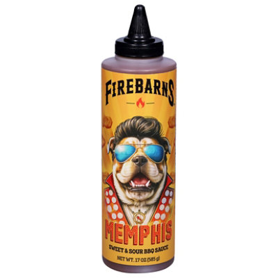 Firebarns Memphis Sweet & Sour BBQ Sauce - 17 Oz - Image 2