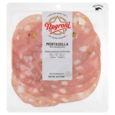 Negroni Mortadella With Pistachio - 4 OZ - Image 1