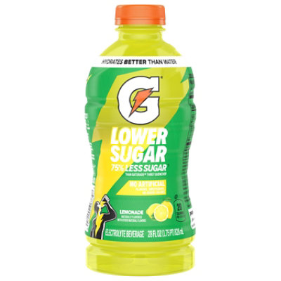 Gatorade Lower Sugar Electrolyte Sport Drink Lemonade - 28 Fl. Oz. - Image 1