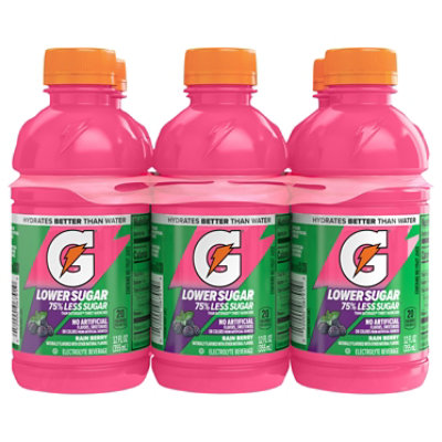 Gatorade Lower Sugar Electrolyte Sport Drink Rain Berry -  6-12 Fl. Oz. - Image 2