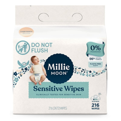 Millie Moon Sensitive Wipes - 3-72 CT - Image 4
