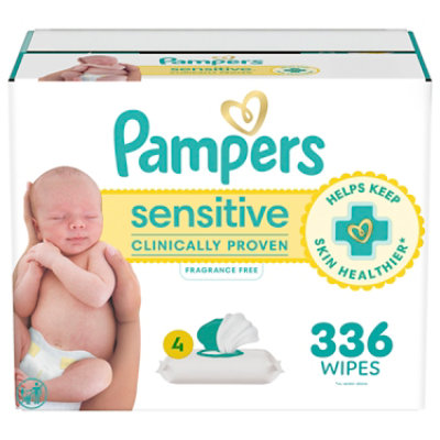 Pampers Sensitive Baby Wipes 336 Count 4x - 336 CT - Image 1