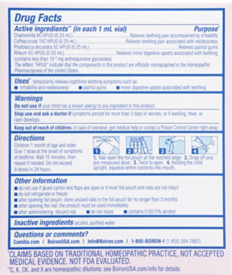 Camilia Bedtime 30 Doses - 30 CT - Image 4