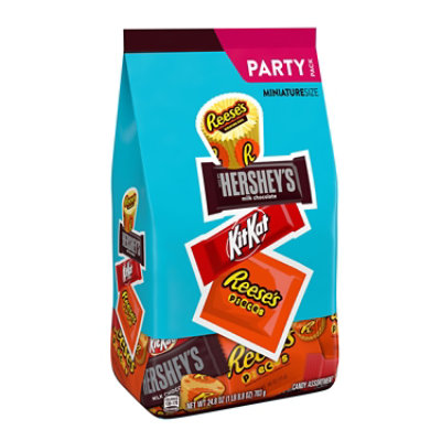 Hersheys Kit Kat And Reeses Assorted Flavored Candy Party Pack - 24.8 Oz - Image 1