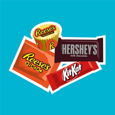 Hersheys Kit Kat And Reeses Assorted Flavored Candy Party Pack - 24.8 Oz - Image 3