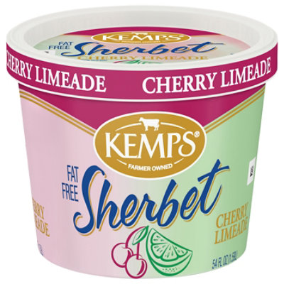 Kemps Sherbet Fat Free Cherry Limeade 54 Fz - 54 FZ - Image 1