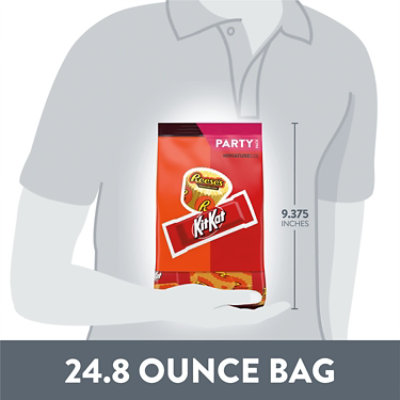 Reeses/kit Kat Assortment Miniature Size Party Pack - 24.8 OZ - Image 5