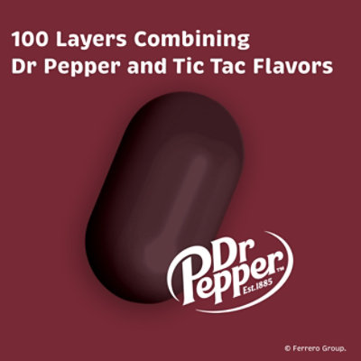 Tic Tac Dr Pepper Mints Single Pack 1.7oz - 1.7 OZ - Image 2