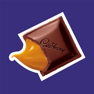 CADBURY CARAMELLO SWEETLY DARK Semi-Sweet Dark Chocolate Caramel Candy Bar - 4 OZ - Image 3