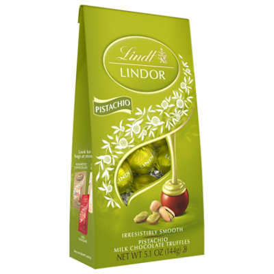 Lindt Lindor Pistachio Milk Chocolate Candy Truffles - 5.1 Oz - Image 1